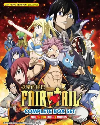 Fairy Tail Complete Box Set Vol.1-328 END Anime DVD [English Dub] [Free Gift] • $51.21