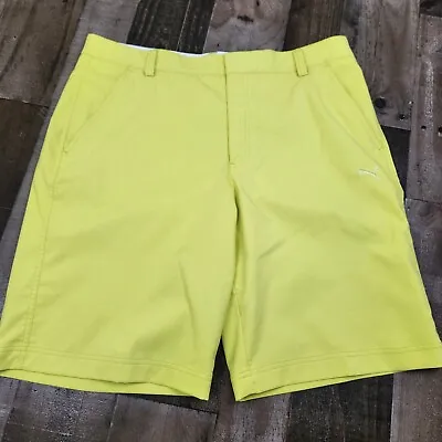 Mens Puma Cell Size 36 Flat Front Golf Shorts 9.5  Inseam • $18
