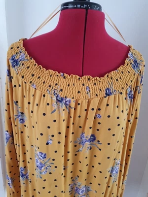 £0.99 • Buy Size 24 Tops Mustard Off Shoulder