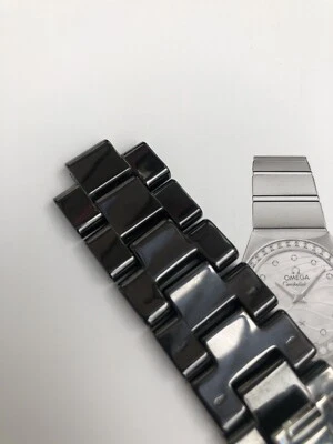 £15 • Buy [Links + Pins] For Gents Armani Chronograph Black Ceramic Watch 20mm