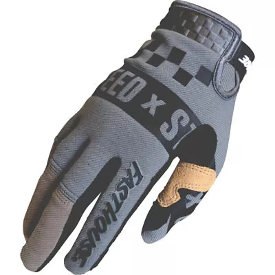 NEW Fasthouse Speed Style Domingo Black/Moss Kids Motocross Dirt Bike Gloves • $25