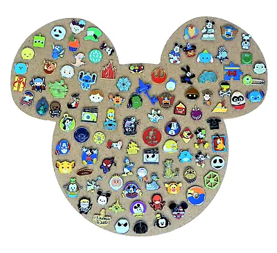 New Disney Pin Mickey Or Minnie Shape Cork Board Pin Trading Wall Display • $39.95