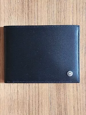 $435 New 100% Auth 4810 Westside Montblanc Black Leather 6CC Card Wallet 38036 • $300