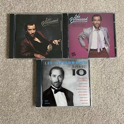 Lee Greenwood 3 CD Lot - Somebody's Gonna Love You Perfect 10 Greatest Hits • $20