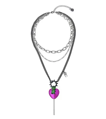 $58 Betsey Johnson Lollipop Layered  Necklace F303 • $49.99