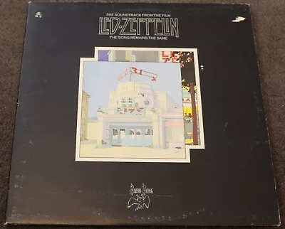 Led Zeppelin Song Remains The Same UK ORIGINAL Issue 12'' Vinyl 2  X LP 1976 • $54.95