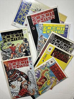 MAGNUS ROBOT FIGHTER #1-8 (NM-) • Valiant 1991 • Flipbooks RAI #1-4 • 1st Rai • $35