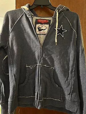 Dallas Cowboys NFL Vintage Throwback Hoodie Light Navy Non-smoking Never Worn • $37