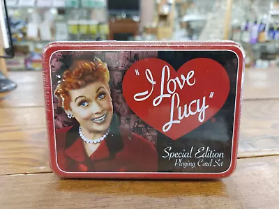 I LOVE LUCY - 2010 Special Edition Playing Card Set - Metal Tin W 2 Sealed Decks • $40