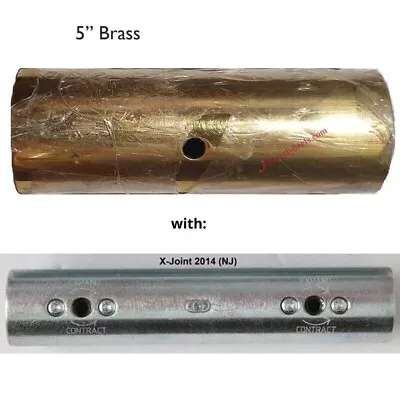 $69.99 • Buy X-pole X-Pert Pro Extension For NX,PX Poles: 5-inch, 40mm - BRASS - WITH X-JOINT