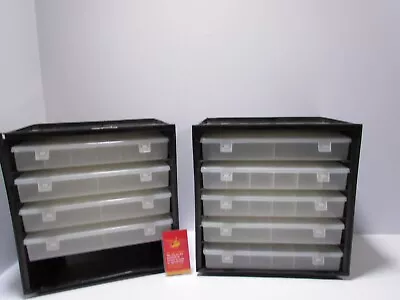 Five Slot Storage Tray Holders + 9 Compartmented Tray Boxes   DIY Crafts     K7B • £5.95