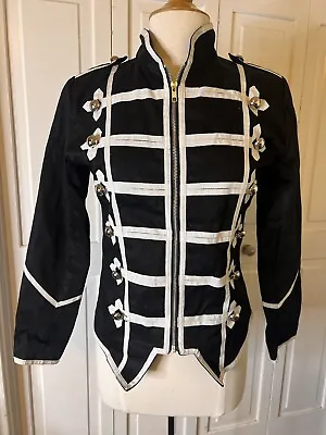 Rorox Black Jacket Military Band Costume Michael Jackson Punk • $29.99