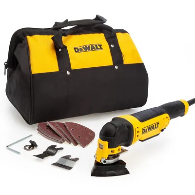 Dewalt Dewalt DWE315B Multi Tool With 27 Accessories & Bag (240V) DWE315B-240V • £92.23