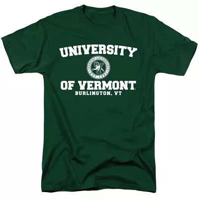 University Of Vermont Adult T-Shirt Circle Logo Hunter Green S-3XL • $22.99