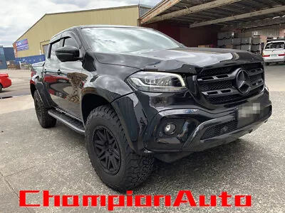 To Fit 2018+ Mercedes Benz X Class Double Cab Side Steps Running Boards (Shark) • $373.80