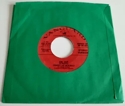 Country Joe Mcdonald - Dr. Hip Vinyl 45. Usa Promo Issue. Plays Excellent.  • £10.50