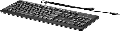 New HP USB Keyboard Promo Wired Black UK Layout *BRAND NEW* QY776AT#ABU • £10.99