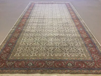 7’.10” X 15’.9” Beige Rugs Gallery Size Hand Knotted Oriental Rug Large Wool • $5139.20