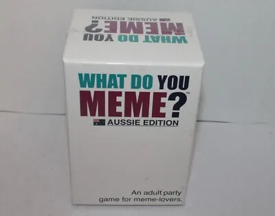$42 • Buy What Do You Meme? Aussie Edition Card Game Brand New & Sealed