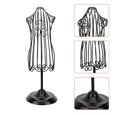 Metal Wire Frame Freestanding Display Stand Dress Form Display Stand Female • £14.41