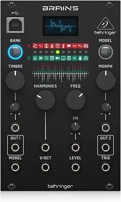 Behringer BRAINS Eurorack Module Oscillator Multi-Engine Noise Sounds  Black • $434.05