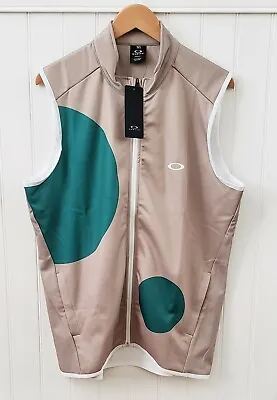OAKLEY Men's Staple Modern Style Golf/Range Vest Beige Size L - ($70) • $39.85