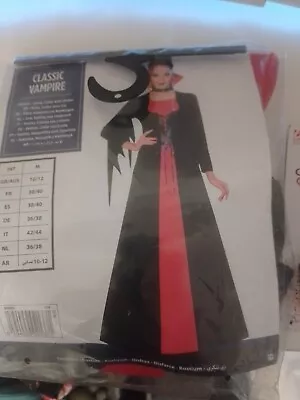 Women's Halloween Costume Vampire With Extras ( Size M 10-12 )  • £10