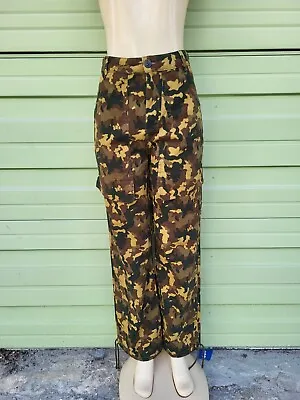 Zara High-waist Cargo Trousers Pant Camouflage Green M Blogger • $32.49