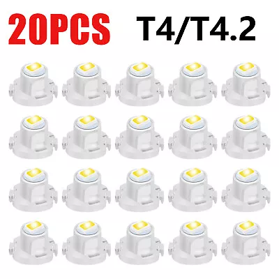 20x T4/T4.2 Neo Wedge Bulb Cold White Dash Panel A/C Climate Control Light Lamps • $8.81