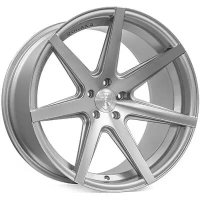 (4) 19  Staggered Rohana Wheels RC7 Machined Silver Rims (B5) • $1730