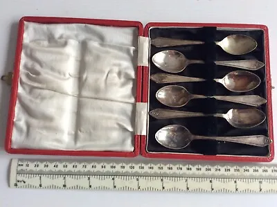 Vintage /Antique Boxed Set Of EPNS James Walker London Tea Spoons Steampunk Shed • £11