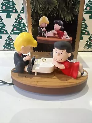 £17.99 • Buy Vintage Peanuts Schroeder & Lucy Snoopy Christmas Hallmark Keepsake Ornament NIB