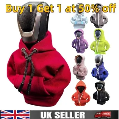 Car Gear Shift Knob Cover Funny Hoodie Sweatshirt Knob Gear Stick Protector Auto • £4.89