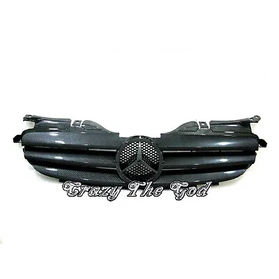 R170 1997-2004 GRILLE/GRILL 3FIN CARBON-BLACK For Mercedes-Benz • $272.17