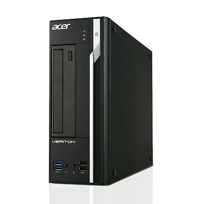 £129.99 • Buy Acer Veriton X2640G Computer Desktop PC Core I3-6100 4GB DDR4 RAM 500GB HDD WiFi