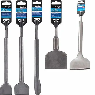 SDS Plus Drill Chisels Masonry Bit Set Gouge Cranked Flat 14mm - 80mm 20013 • £4.99