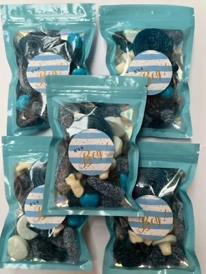 It's A Boy Baby Shower Gummy Jelly Sweet Pouch Mix Party Bag Kids Blue Pick Mix • £1