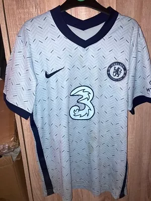 £11.99 • Buy Chelsea Football Shirt 2020/21 Away Jersey Top Nike *PULISIC 10 Size Mens Small