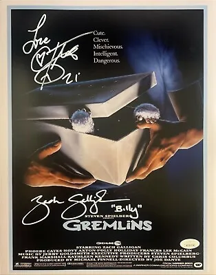 Corey Feldman Zach Galligan Signed Inscribed 11x14 Photo Gremlins JSA Witness • $159.99