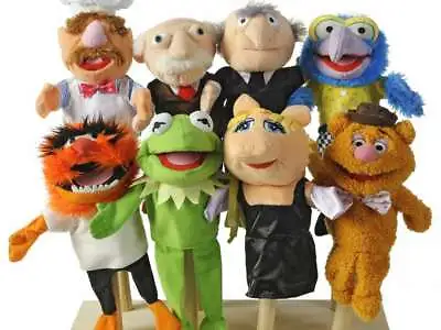 RARE The Muppets Hand Puppets Complete Set Of 8 Handpuppets From The Netherlands • $89.95