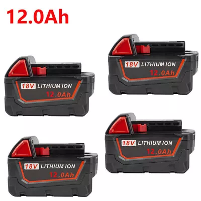 Battery For Milwaukee For M18 18V 12.0AH Extended Lithium 48-11-1890 /Charger • $19.76