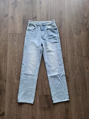 NEW KSUBI Brooklyn Straight Leg Denim Jeans In Sense (Light Blue) Size 26 8  • $89