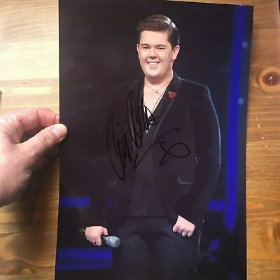 Craig Colton 8 X 12 * HAND SIGNED AUTOGRAPH * A4 Photo IP Singer  Music X-Factor • £9