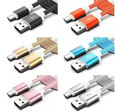 3A FAST Charger For Samsung Galaxy S8 S9 S10 S20 USB Type C Long Charging Cable • £3.99