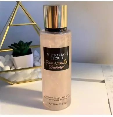 Victoria's Secret Bare Vanilla SHIMMER Fragrance Body Mist Spray 8.4 FL OZ • $14.95