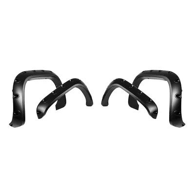 Pocket Rivet Style Fender Flares 4PCs Set Fits 94-02 Dodge Ram • $190.99