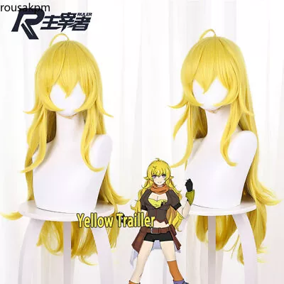 Cosplay RWBY Yang Xiao Long Anime Long Hair Wig Harajuku Hairpiece • $42.99
