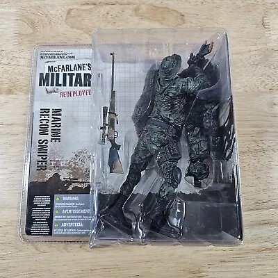 2005 McFarlane Toys McFarlane's Military Redeployed Marine Recon Sniper NIP • $65