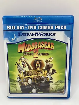 Dreamworks Blu-ray + DVD Combo Madagascar 2 Escape To Africa 89 Minutes • $4.21