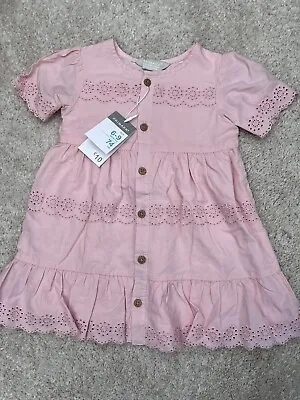 New Primark Baby Girls Summer Dress  Size 6-9 Months 74cm Pink • £6